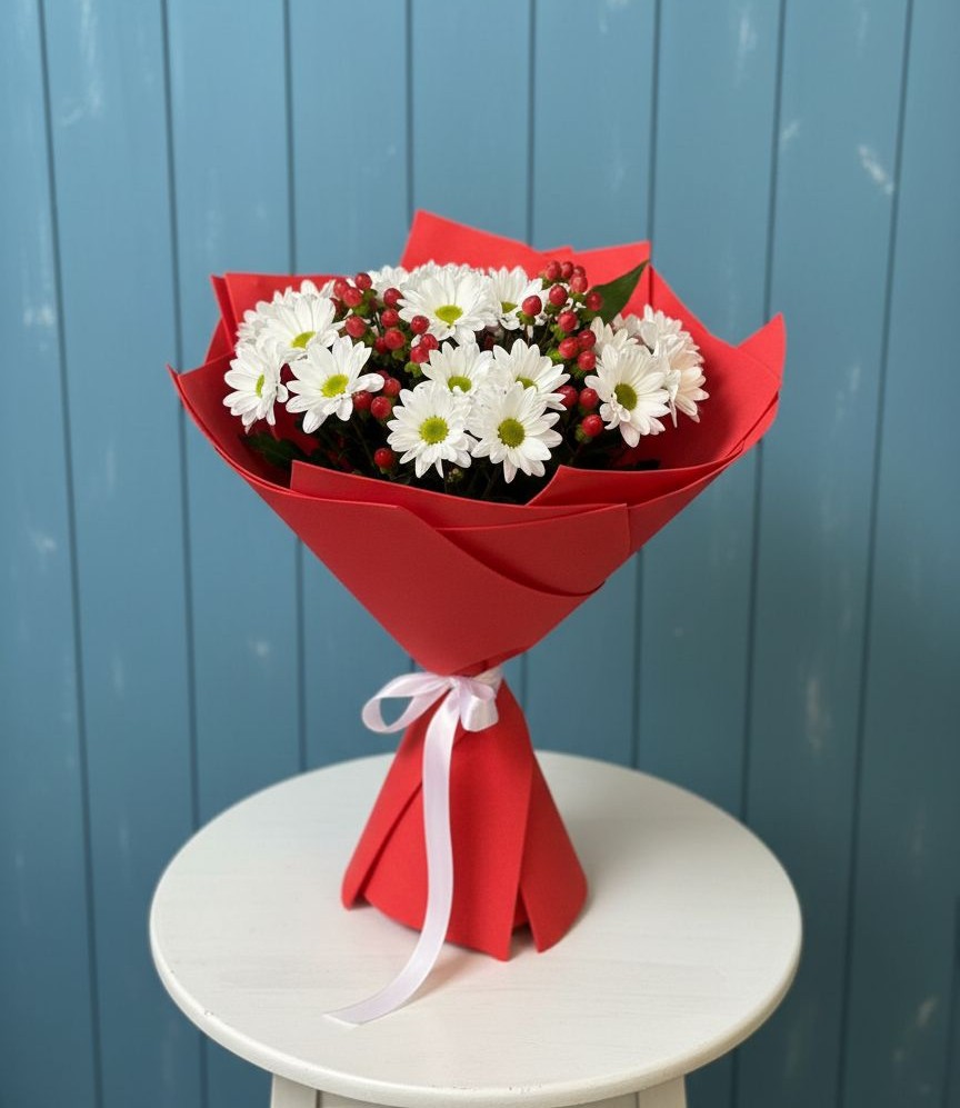 Букет цветов из: Хризантемы в Таганьково