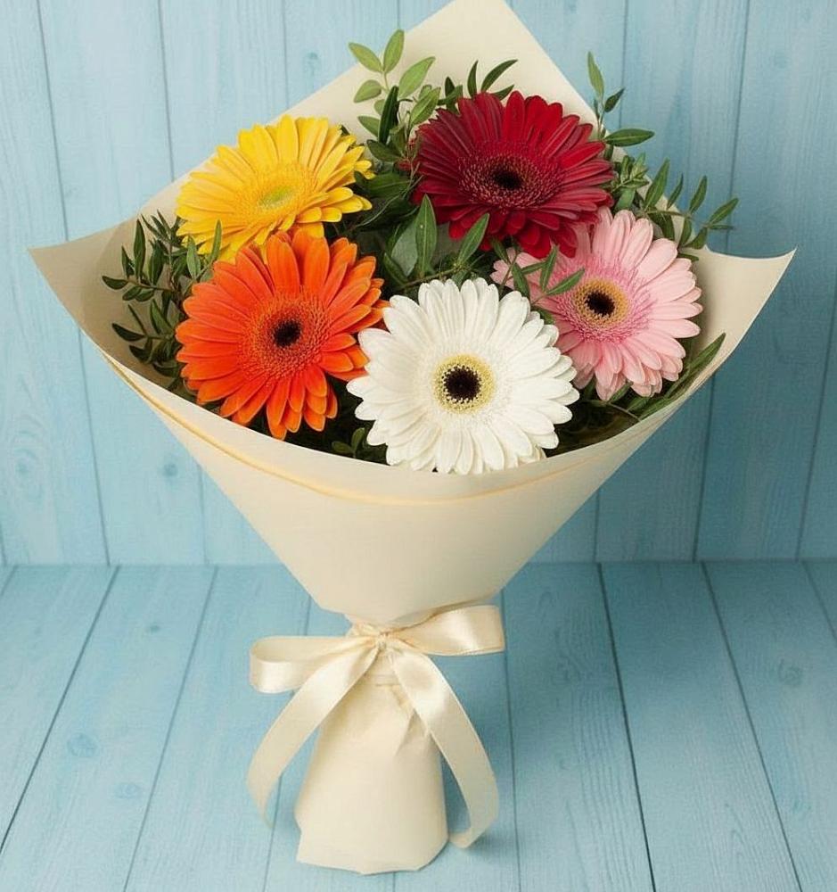 Букет цветов из: Герберы в Таганьково