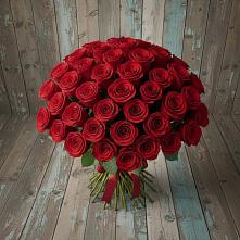 Букет 55 Красных роз Фридом #REPLACE_PRED# Таганьково