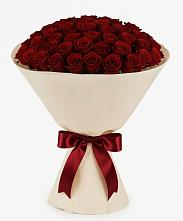 Букет 101 Бордовая роза Блэк Бакарра в Таганьково