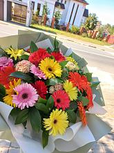 Букет цветов из:  Герберы #REPLACE_PRED# Таганьково