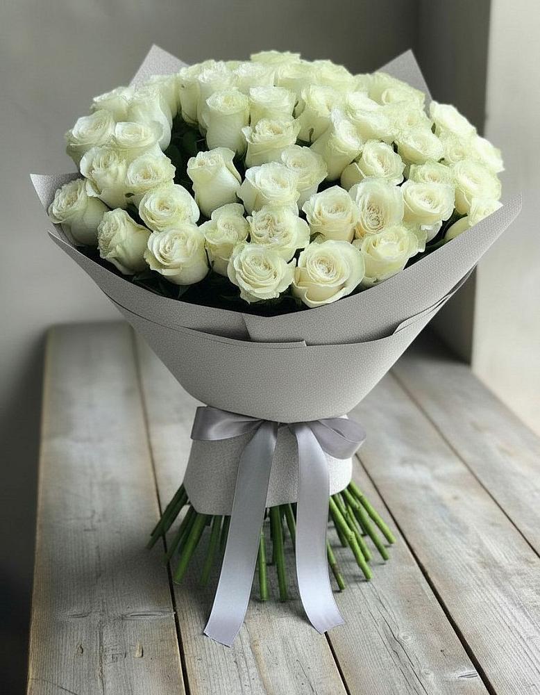 Букет 35 Белых роз в Таганьково