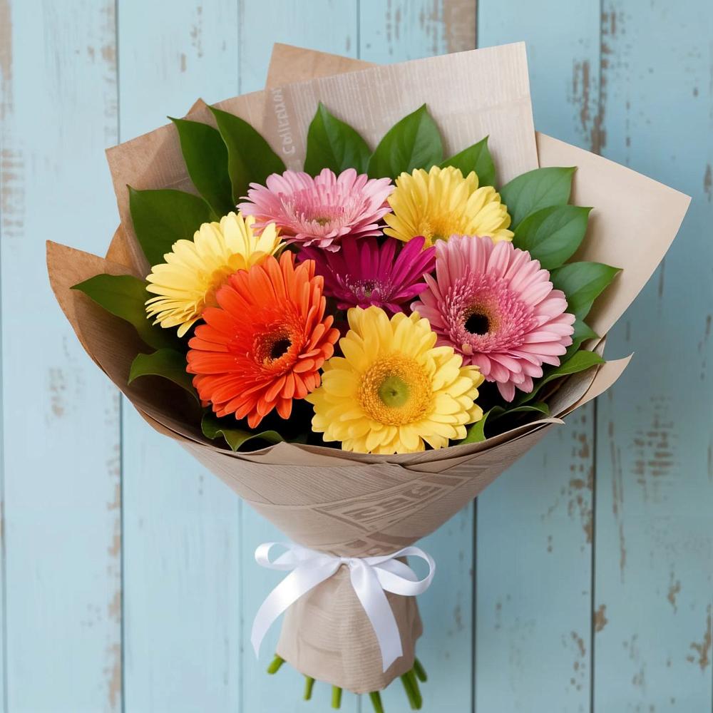 Букет цветов из: Герберы в Таганьково
