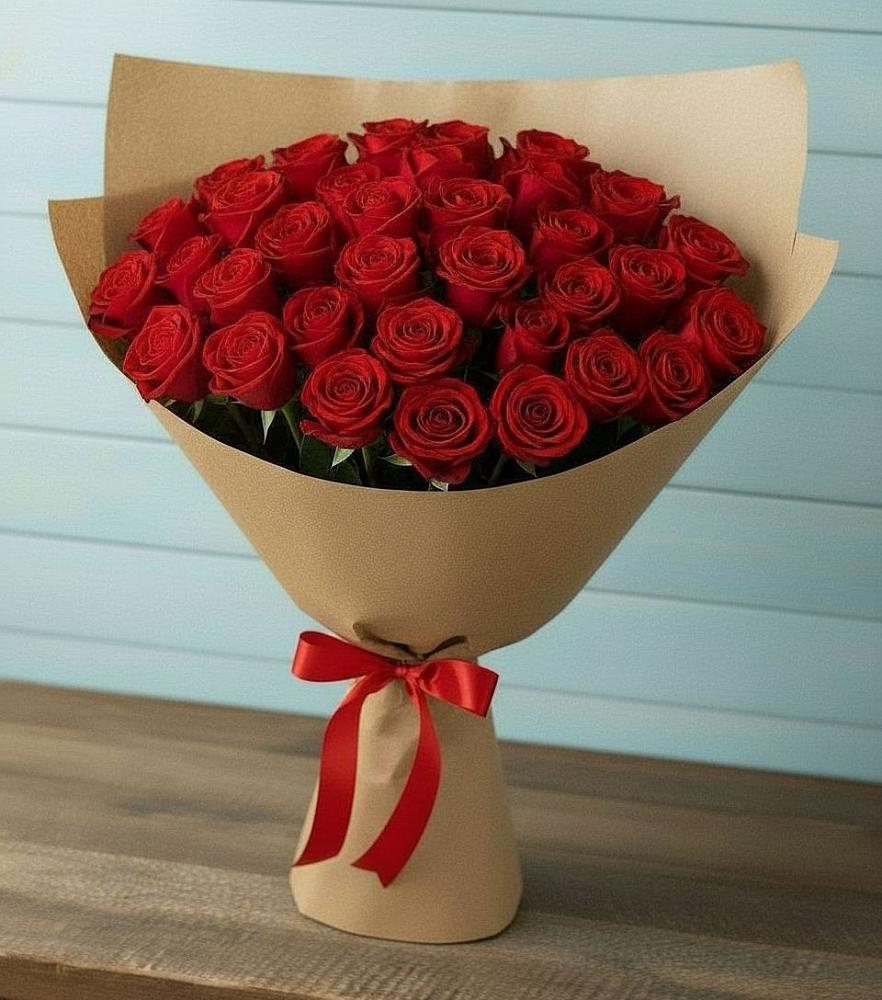 Букет Красные розы Милано в Таганьково