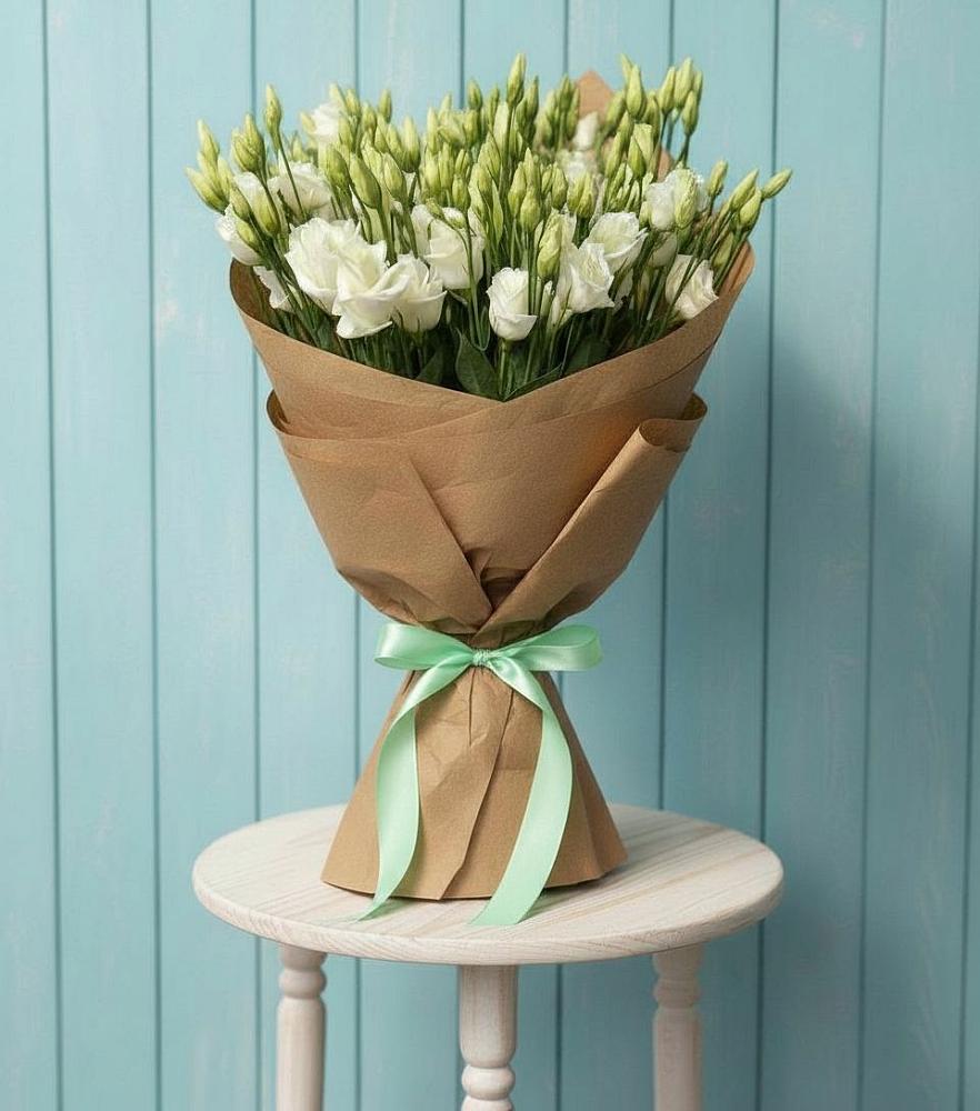 Букет цветов из: Лизиантусы в Таганьково