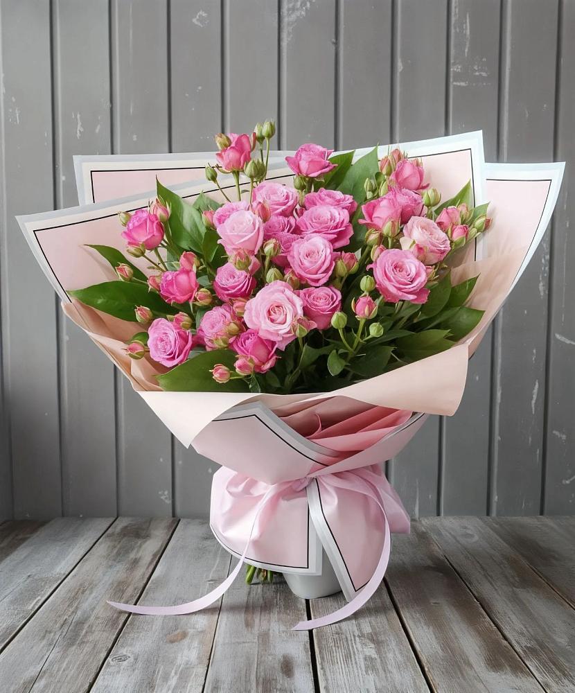 Букет Розовый кустик в Таганьково