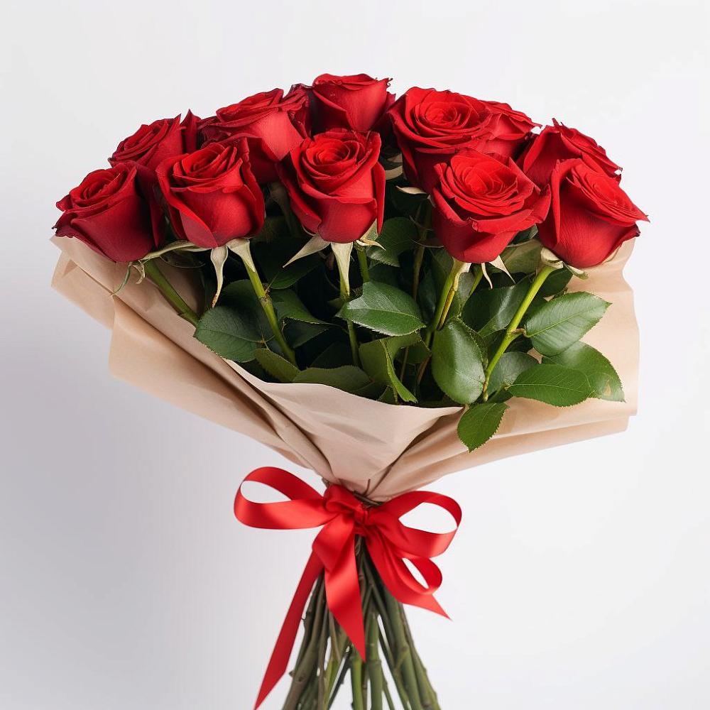 Букет 11 Красных роз Эдлесс Лав в Таганьково
